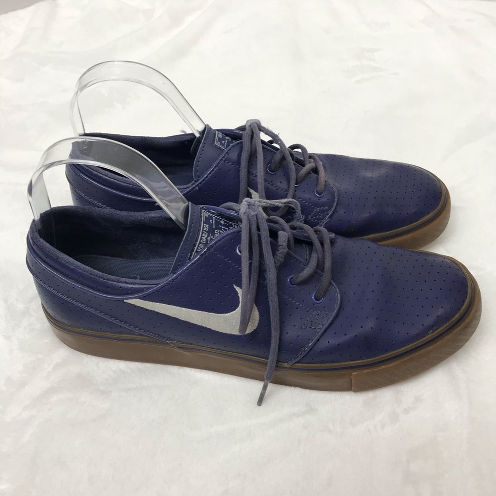 Nike Zoom Air Stefan Janoski Skate Shoe Purple 9.5